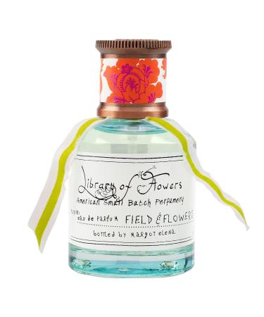 Library of Flowers Field & Flowers Eau de Parfum 1.69 Fl. Oz. - Apricot Honeyed Blossom & Wildflowers Women s Perfume Eau de Parfum Spray for Women