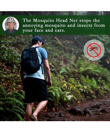 4PCS Mosquito Head Net - Anti-Insect Midge Net for Outdoor Activities - Buy Online on GoSupps.com