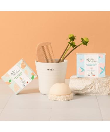100% Natural Cotton Flower Solid Conditioner - All Hair Types - Made in France - Respect for the Scalp - Not Tested on Animals - Recyclable Packaging - LES PETITS PRODIGES - Buy Online on GoSupps.com