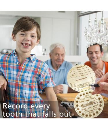 Personalized Wooden Milk Tooth Box for Kids | Tooth Fairy Storage | Unique Baby Gift Ideas | Leonshco - Buy Online on GoSupps.com