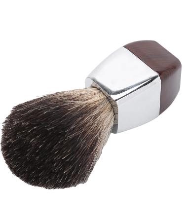 Portable shaving brush stainless steel handle increase foam remove residues soft brush hair ergonomic design easy to clean salon family travel brauch