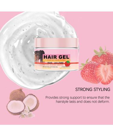 Curly Hair Gel Hair Braiding Gel Edge Control Braid Styling Gel for Curly Frizzy Kinky and Flyaway Hair Extra Hold For Braiding Twisting Smooth Edges (100g 1PC) - Buy Online on GoSupps.com