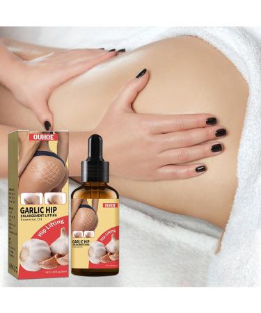 Botiniv Hip Up Firming Essential Oil - 1.01 oz Garlic Hip Enlargement Massage - Deep Moisturizing Oil For Women For Buttock Shaping Products - Buy Online on GoSupps.com
