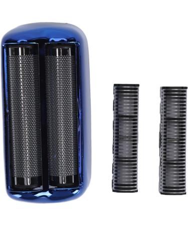 High-Quality Electric Trimmer Head Foil - Stainless Steel Replacement Trim Foil for Perfect Fit (Blue) | Spiral Surfaces & Curved Edges - Buy Online on GoSupps.com