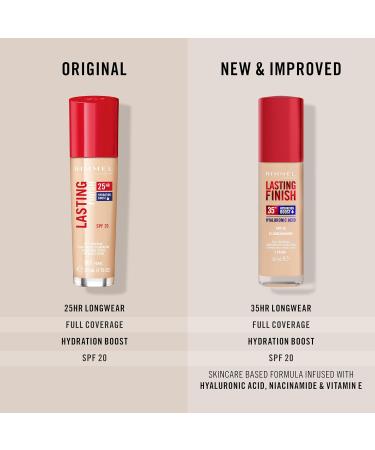 Rimmel Lasting Finish 35HR Foundation - Soft Beige 200 & Vanilla 160 - Buy Online on GoSupps.com