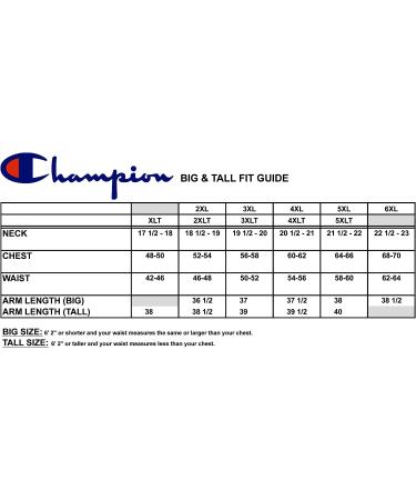 Champion Big and Tall Men's Tank Tops 5X Tall - Black/White - Buy Online on GoSupps.com