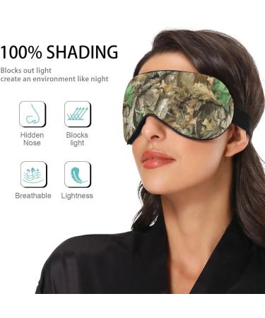 Unisex Camo Deer Camouflage Eye Mask | Comfortable Night Sleeping Shade - Buy Online on GoSupps.com