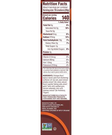 Mary's Gone Crackers Cheezee Cheddar Flavor Plant-Based Crackers - Vegan, Dairy Free, Organic Snack (1 Pack) - Buy Online on GoSupps.com