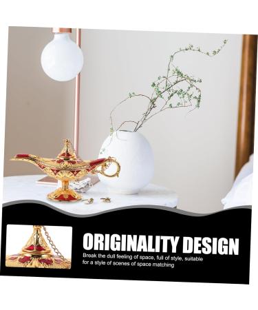 Cabilock Desktop Lamp Decor Home Decor Desktop Ornament Wishing Lamp Dinner Party Small Lighthouse Alloy As Shown 6 12X5CM - Buy Online on GoSupps.com