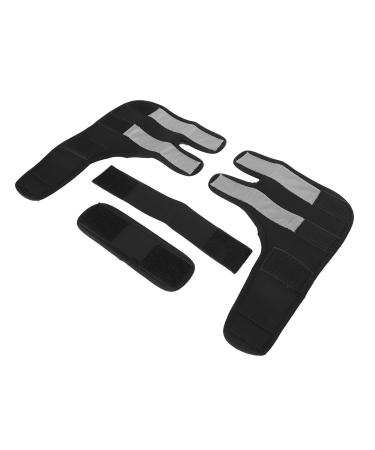 Dog Leg Brace Stability Pet Elbow Brace Convenient Steady for Pet Elbow Pad Puppy Dog(Black M)