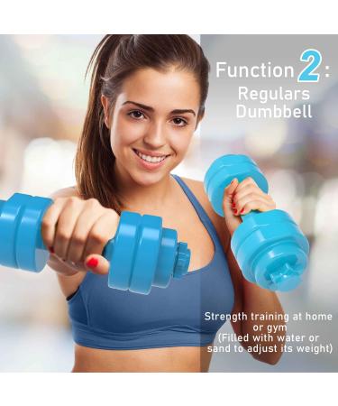 2PC Fstcrt Water Weights Aquatic Dumbbells - Blue | Pool Exercise Set for Water Aerobics, Resistance Training, Aqua Fitness & Weight Loss - Buy Online on GoSupps.com