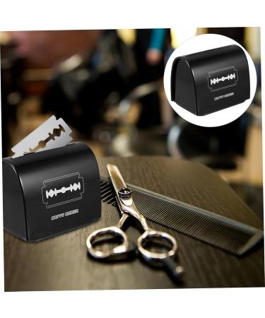 Lurrose 2-St Blade Storage Box Holder for Razor Blade Disposal - Small Iron Container Sharp Knife Storage 6.5x4.5x6cm - Safe & Convenient - Buy Online on GoSupps.com