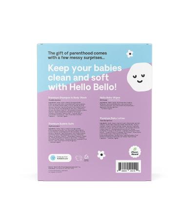Hello Bello Squeaky Clean Kiddo Kit - Hypoallergenic Baby Bath Time Gift Set - Buy Online on GoSupps.com