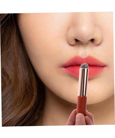 Minkissy Silicone Lip Brush - Portable Lipstick Applicator & Lip Gloss Tool for Women | Makeup Brush Wands - Buy Online on GoSupps.com