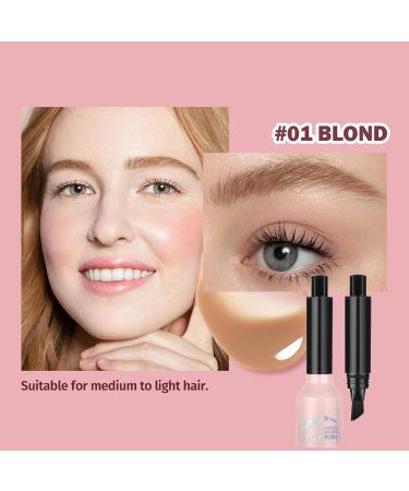 Pruojhw Tints for eyebrows Tinted eyebrow mascara Eyebrow Color Eyebrow Brush Eyebrow Tint Long Lasting Brow Stain Eyebrow Pen Smudge Proof Angled Eyebrow Brush for Women 01 - Buy Online on GoSupps.com