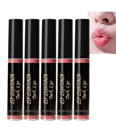 WRANBAO Lip balm for dark lips deepacting moisture and light balm nourishing lip balm for dry and cracked lips refreshing nonsticky 5 pieces 5 pieces
