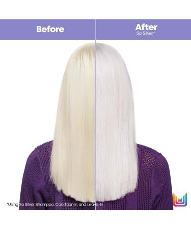 Matrix So Silver Conditioner 10.14 Fl Oz - Hydrating Treatment for Blonde & Silver Hair - Non-Color Depositing Formula for Color Treated or Bleached Hair - Nourishes Dry Brittle Strands - Packaging Varies - Buy Online on GoSupps.com