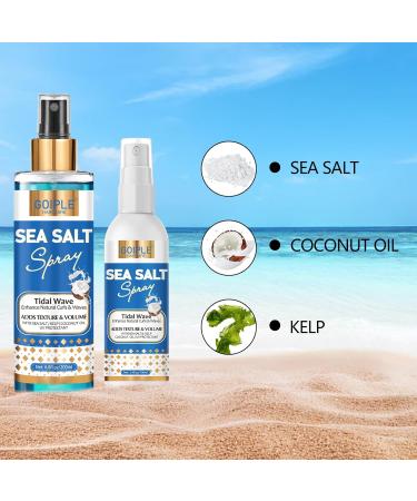 Sea Salt Spray for Natural Hair Men & Women Texture Spray for Hair Volume Adds Instant Thickness Light Hold Travel Size Sea Salt Spray for Hair Hold Beach Hair Spray Mist Spray for All Hair Types - Buy Online on GoSupps.com