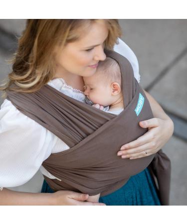 Moby Cocoa Classic Baby Wrap Carrier | One Size Fits All | Breathable 100% Cotton Sling for Newborn to Toddler | Up to 33lbs | Unisex - Buy Online on GoSupps.com