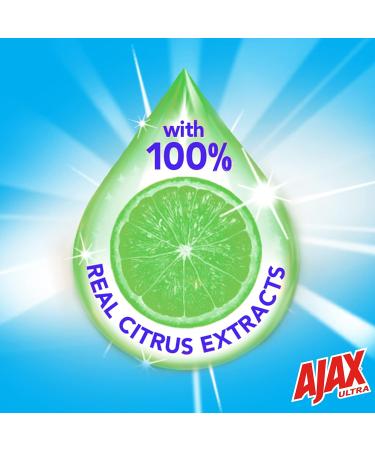 Ajax Ultra Liquid Dish Soap - Lime Scent + Vinegar 52 Fl Oz | International Shipping Available - Buy Online on GoSupps.com