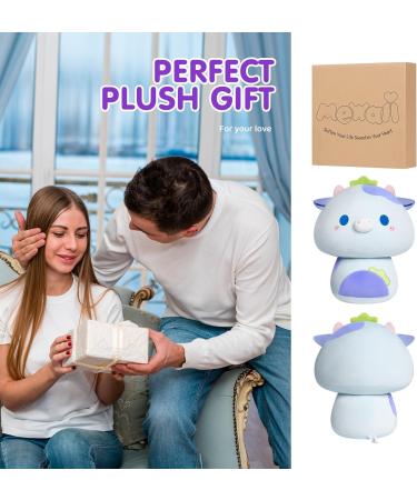 Mewaii 8'' Blueberry Cow Mushroom Pillow Stuffed Animal Plush - Cuddly 8 Inch Toy for Kids - Buy Online on GoSupps.com