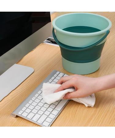Sand Buckets Portable Folding Bucket with Sturdy Handle Foldable Sand Bucket Folding Silicone Bucket Portable Folding Bucket with Sturdy Handle Camping Bucket Foldable Bucket for Car small) Green - Buy Online on GoSupps.com