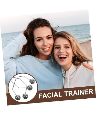 BELLIFFY 1 Pair Dimple Trainer Cheeks Clip Dimples Trainer for Cheeks Metal Dimples Exerciser Facial Tool Face Dimples Exerciser Dimples Maker for Face Cheeks Face Exerciser Cheeks Balls 4.30X2.50X0.80CM Black - Buy Online on GoSupps.com