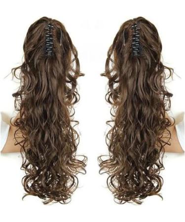 Ponytail Extensions Ponytail Extension Synthetic Claw Clip In Ponytail Extension Long Wavy Curly Ponytail Clip On Soft Natural Fake Hair Ponytail Hairpieces for Women for Women (Color : 6K Size : 26inches 6K - Buy Online on GoSupps.com