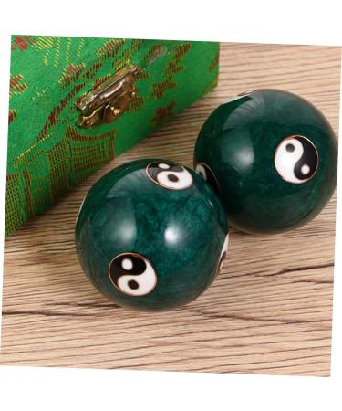 Beavorty Chinese Baoding Health Balls - Iron Massage Balls for Hand Therapy & Fitness | Cloisonne Design - Buy Online on GoSupps.com