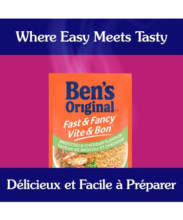 BEN'S ORIGINAL FAST & FANCY Broccoli & Cheddar Flavour Rice 12PK CASE Broccoli & Cheddar (12 Pack) 12 - Buy Online on GoSupps.com