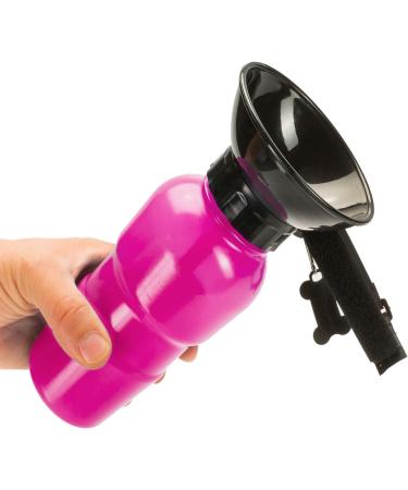 GOODS+GADGETS Red Dog Drinking Bottle with Integrated Bowl - Travel Water Bottle for Dogs 600ml - Buy Online on GoSupps.com