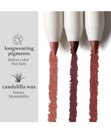 Julep The Perfect Pair 2pc Set It's Balm Tinted Lip Balm Dusty Orchid Shimmer and With a Trace Retractable Creamy Long-Lasting Lip Liner Antique Rose - Buy Online on GoSupps.com