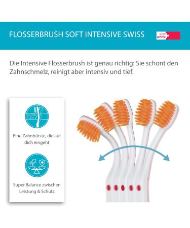 Flosser Soft Toothbrush - Gentle Effective Cleaning for All Ages | International Shipping Available - Buy Online on GoSupps.com