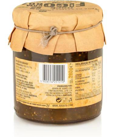 Quinta de Jugais Fig and walnut jam - 280g jar - Sweet taste and crunchy texture - Ideal for cakes and breakfasts - No artificial colors or preservatives - Gourmet product of origin - Buy Online on GoSupps.com