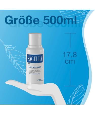 Sagella PH 3.5 Daily Intimate Wash Lotion - Lactic Acid & Sage Extract for Daily Care 500 ml | International Shipping Available - Buy Online on GoSupps.com