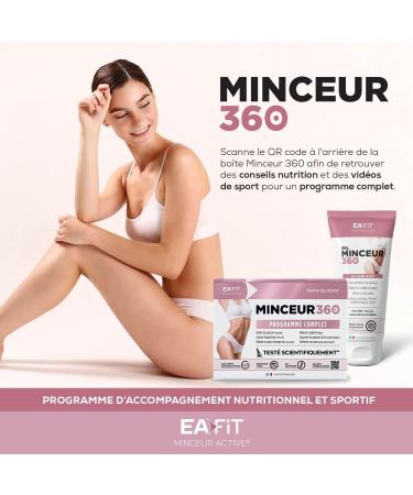 Eafit Slimming - Slimming 360 - Complete Slimming Program - Fast and Effective Weight Loss - Guarana - Chrome - Green Tea - Nopal - Drainer - Powerful Fat Burner - 120 Tablets - Buy Online on GoSupps.com