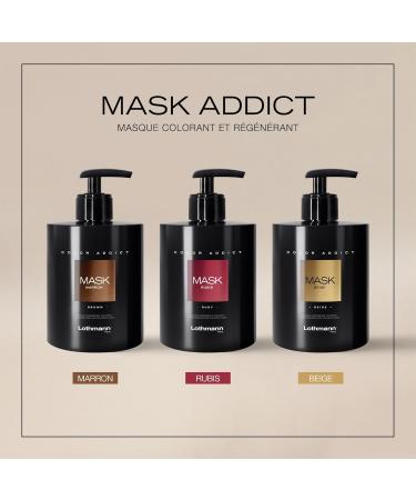 Lothmann Paris - Mask Color Addict Regenerating Platinum Silver Colorant for Blonde Hair - 300ml - Buy Online on GoSupps.com