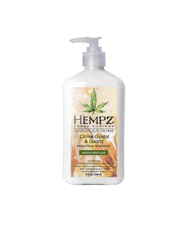 Hempz Fresh Fusions Citrine Crystal and Quartz Herbal Body Moisturizer Unisex Moisturizer 17 oz