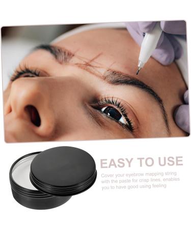 Angoily Tool Eyebrow Mapping Paste Eyebrow Drawing Aids Eyebrow Cream Black Can Pigment Eyebrow Shape Miss 5x5cm As Shown - Buy Online on GoSupps.com