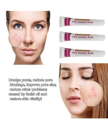 gzchaox Azelaic acid cream Azelaic acid 15 facial care essence face cream suitable for facial skin problems and beauty care relieve skin redness and acne (1pcs) 20g - Buy Online on GoSupps.com