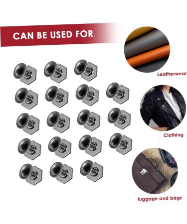 NUOBESTY Undercap 30pcs Rivet Decor Alloy Bag Metal Studs for Shoes Jean Buttons Diy Craft Accessories Bags Diamond Screws - Buy Online on GoSupps.com