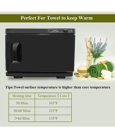 8L Hot Towel Warmer & Spa Caddy for Salon Professionals - Black - Buy Online on GoSupps.com