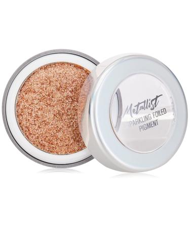 Touch in Sol Metallist Sparkling Foiled Pigment (1 Cream Peach) - Diamond and Pearl Powders to Create Holographic Look - Dazzling Sparkles Gorgeous Glitter Eye Shadow