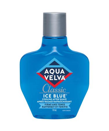 Aqua Velva After Shave Classic Ice Blue Soothes Cools and Refreshes Skin 118 mL 118 ml (Pack of 1)