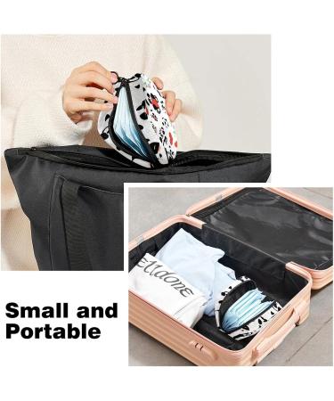 Pandas with Heart Bandage Storage Bag | Portable Menstrual Cup Pocket for Teens & Women - Ideal Gift! - Buy Online on GoSupps.com