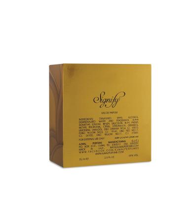 Ajmal Signify EDP 75ML Long Lasting Scent Spray Floral Perfume Gift For Women - Buy Online on GoSupps.com