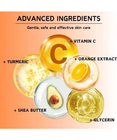 Turmeric Face Cream - Face Moisturizer for Women - Face Moisturiser with Turmeric & Vitamin C - Natural Skincare Ingredient - Anti-Aging Moisturiser Face Women - Dark Spot Remover Face Cream for Women - Buy Online on GoSupps.com