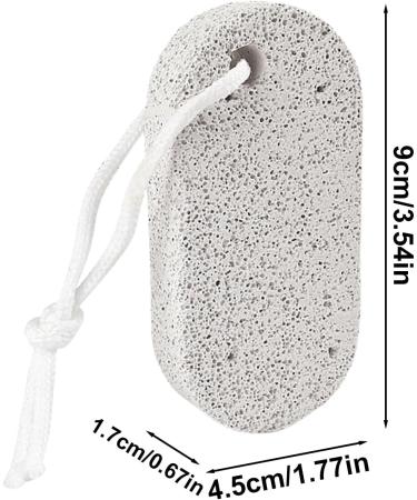 Stone For Feet Remover for Dead Skin 2 Pieces Pumice Stone for Heels Hands Palms Elbows and Body of Adults - Buy Online on GoSupps.com