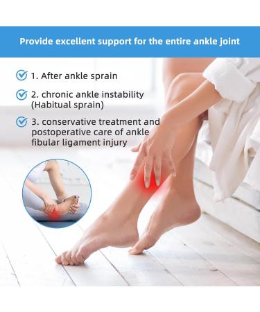 Buy Ankle Splint with Air Bag - Inflatable Ankle Brace for Torn Ligaments & Post-Op Support | One Size Fits Most - Buy Online on GoSupps.com