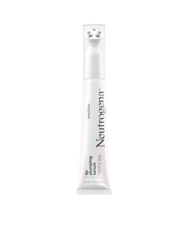 Neutrogena Healthy Lips Plumping Serum, Lip Enhancer with Peptides Nourishes and Promotes the Appearance of Naturally Fuller and Plumper-Looking Lips, 0.5 fl. oz